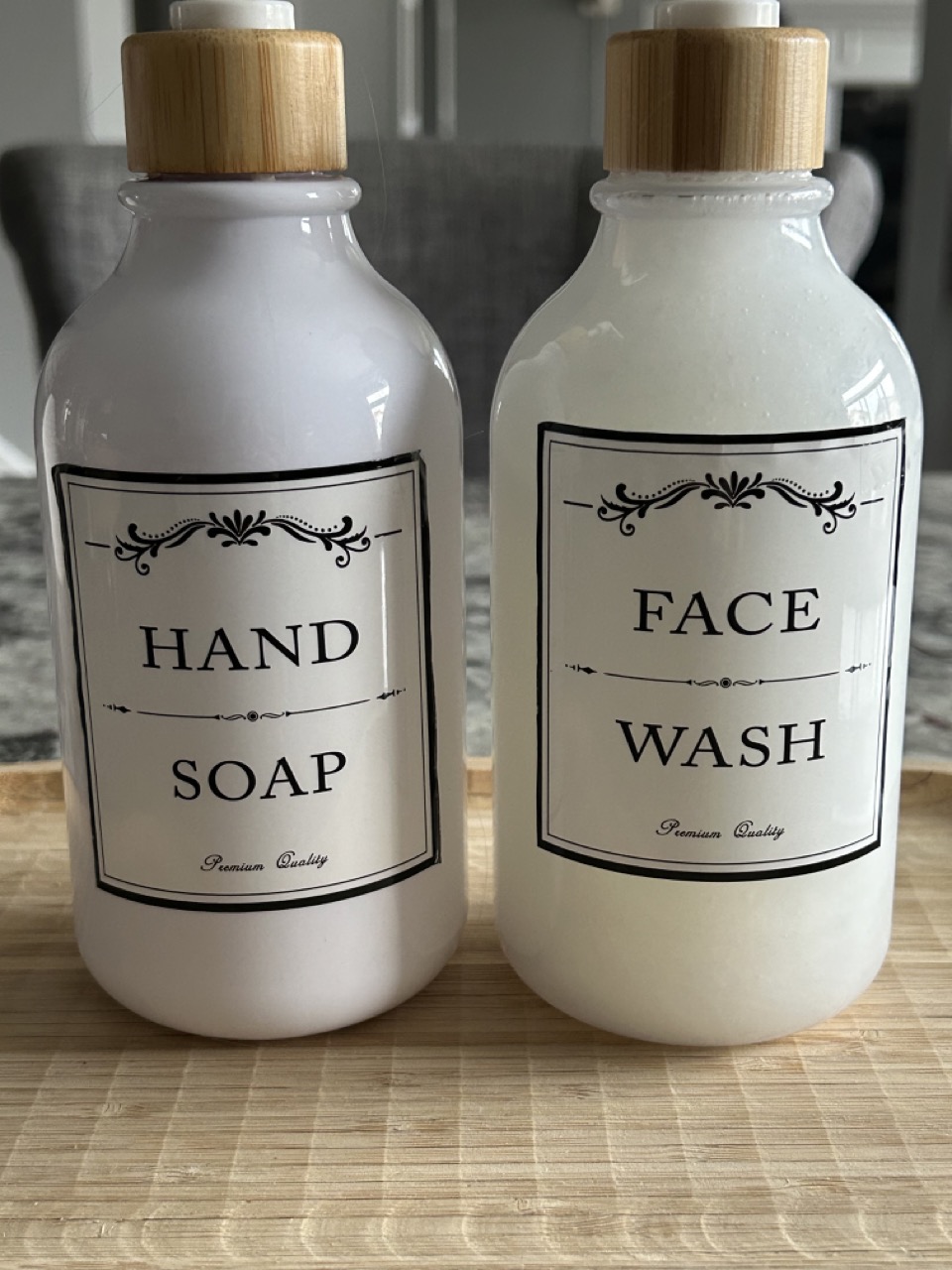 closeup image of new black and white labels