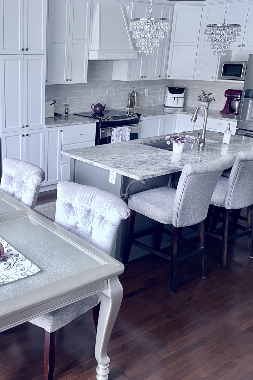 reveal image of kitchen cabinet makeover painted white