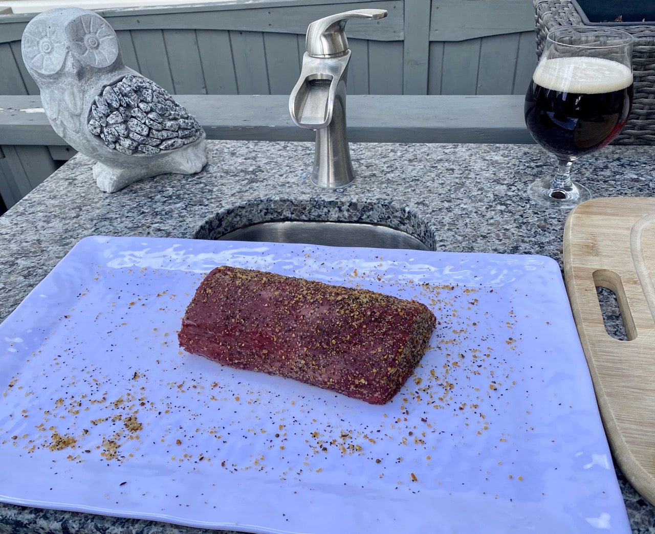 image of salmon on a tray