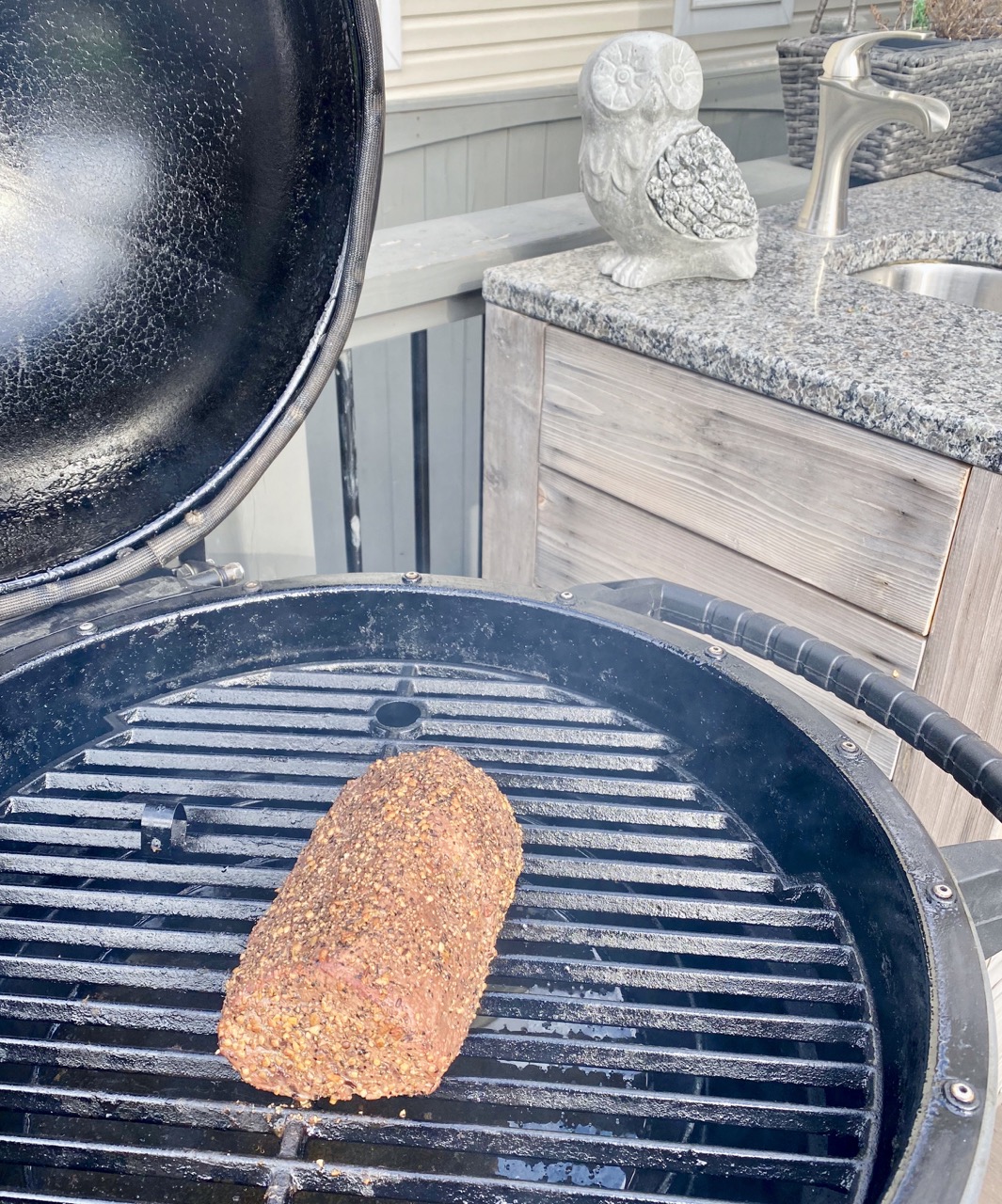 image of salmon on the BBQ